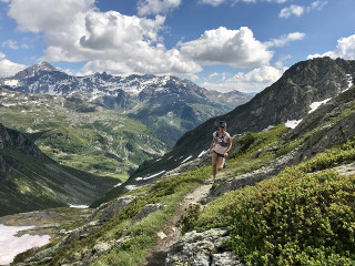 Trail et grands espaces à La Rosière