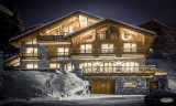 Vue de notre chalet en Hiver. Découvrez les Alpes de La Tarentaise à la Rosière