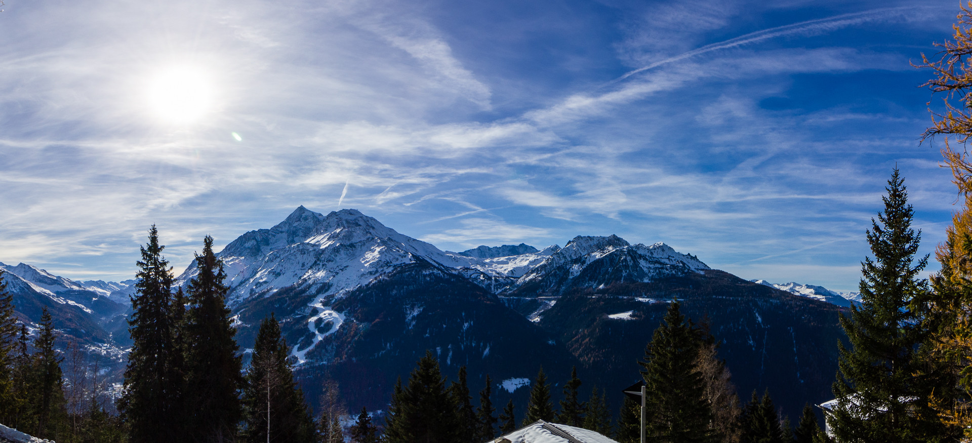 View from the chalet