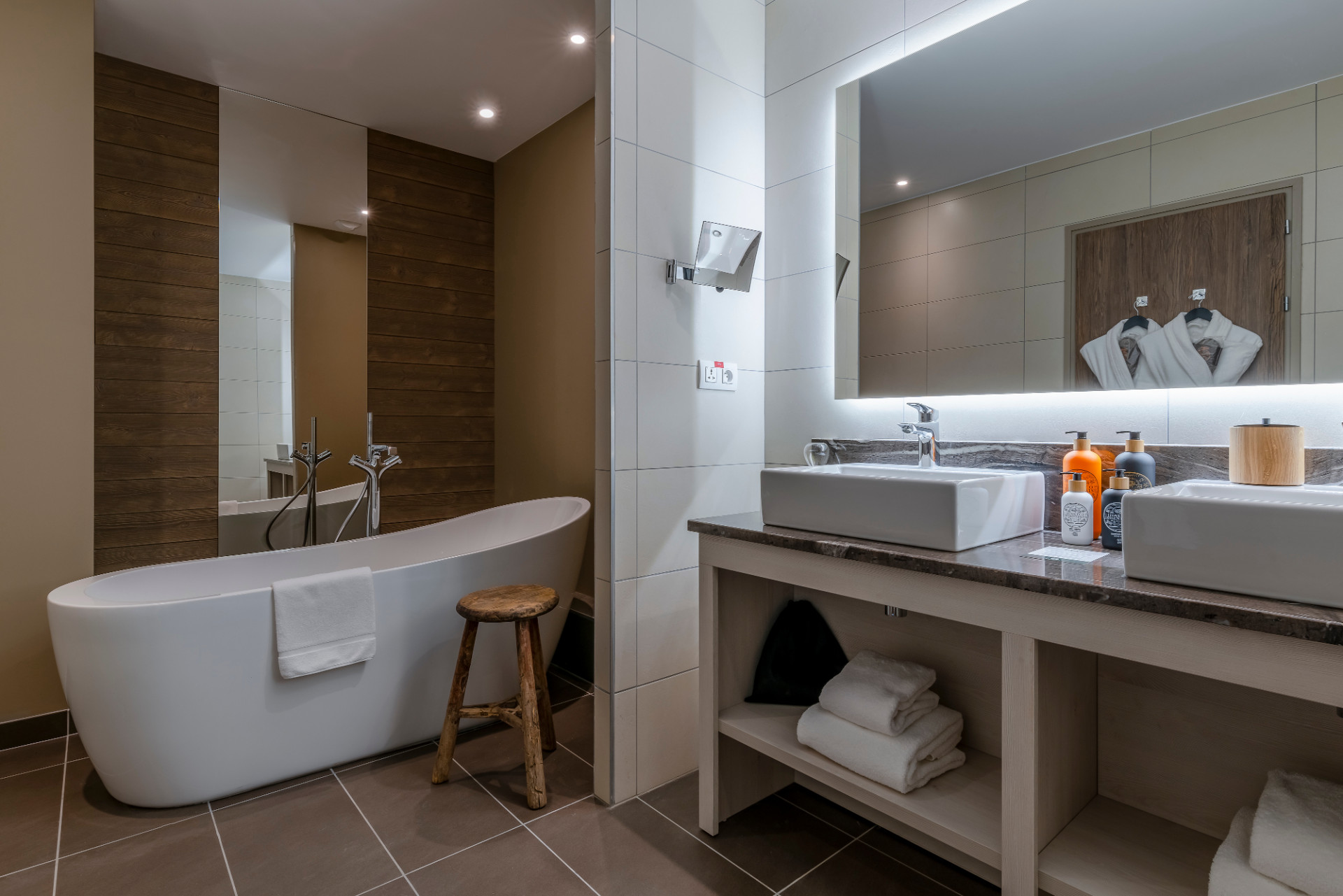 Salle de bain chambre suite duplex