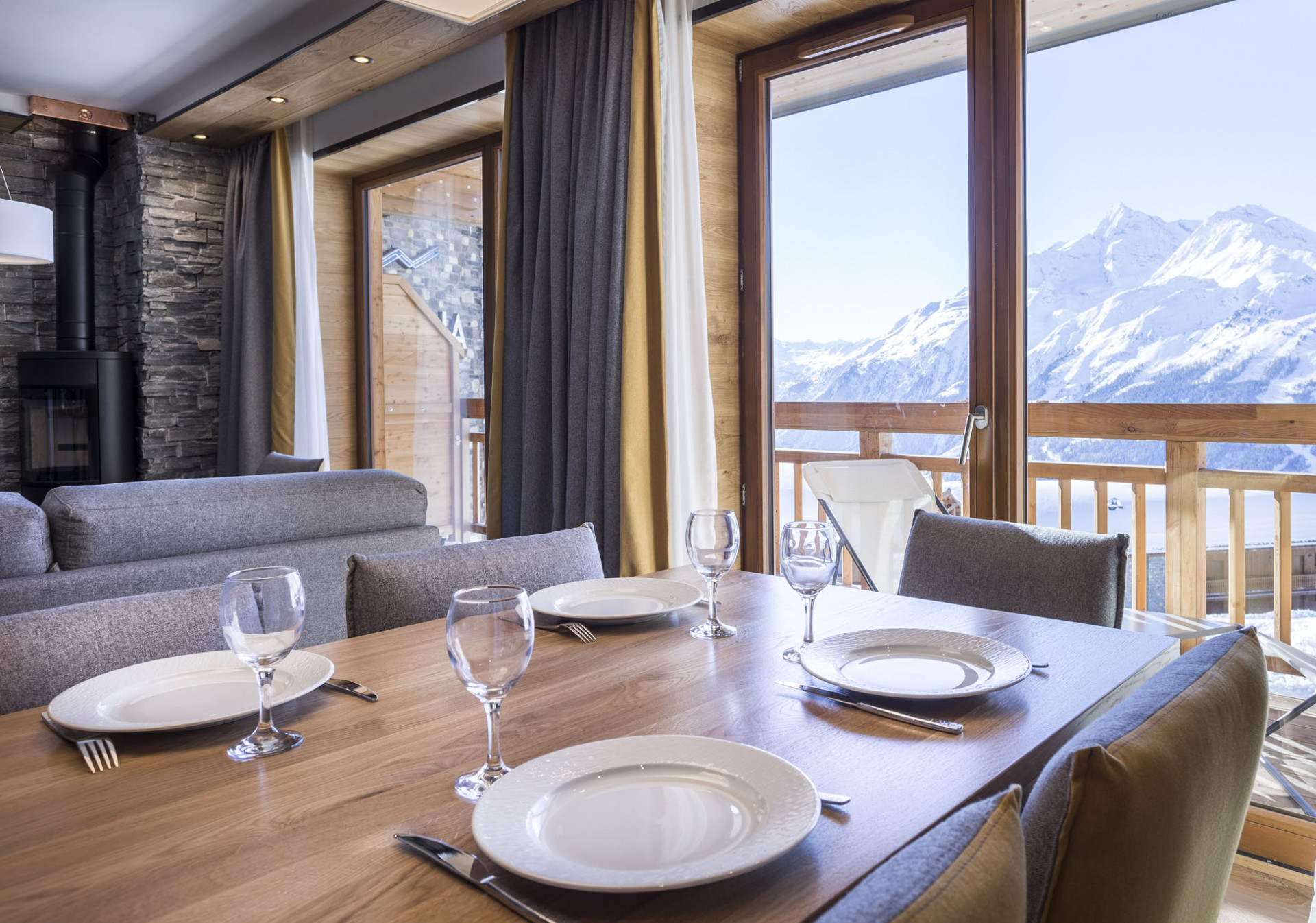 Exemple d'un espace de vie commun d'une suite supérieure (78 m²)