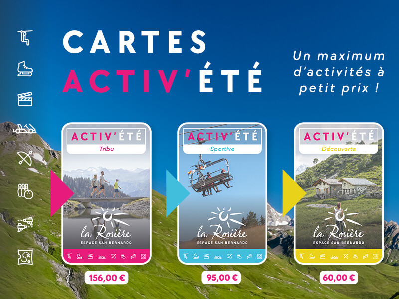 Un été actif avec les Cartes Activ'été de La Rosière