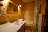 Salle de bain, Studio cabine CR09A, Les Chalets de La  Rosière