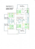Plan de l'appartement APTN2, Le Planica, La Rosière, niveau 2