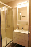Salle de bain, Studio cabine CR02F, Les Chalets de La Rosière, vue 1