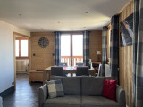 Séjour, Appartement DORONIC, Chalet Les Airelles, La Rosière, vue 1