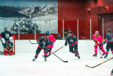 Le mercredi soir c'est match de hockey à La Rosière