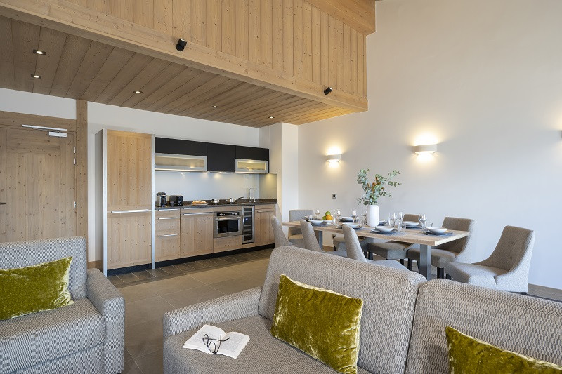 Cuisine, Suite Appartement, hôtel Alpen Lodge, La Rosière