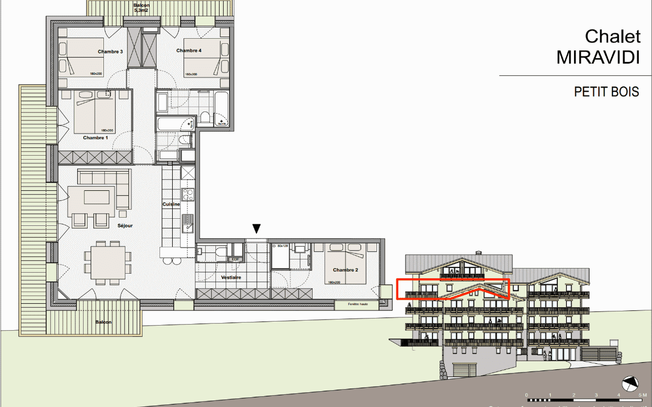 Apartment Petit Bois-8 personnes - 4 bedrooms Apartment Petit Bois-8 personnes - 4 bedrooms