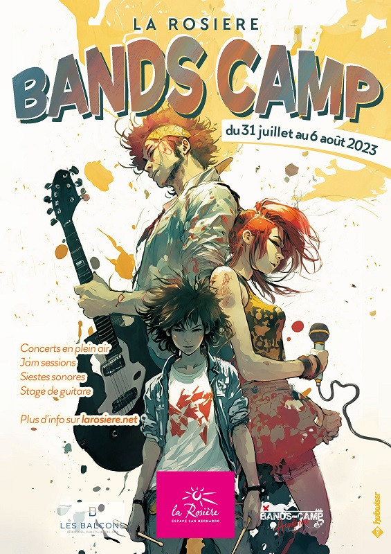 Affiche Bands Camp La Rosière