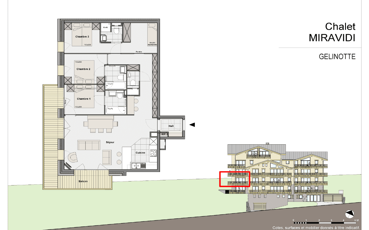 Appartement Gelinotte-8 personnes - 4 chambres Appartement Gelinotte-8 personnes - 4 chambres