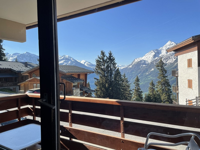 Balcon, Studio CS012, La Chanousia, La Rosière, vue 1