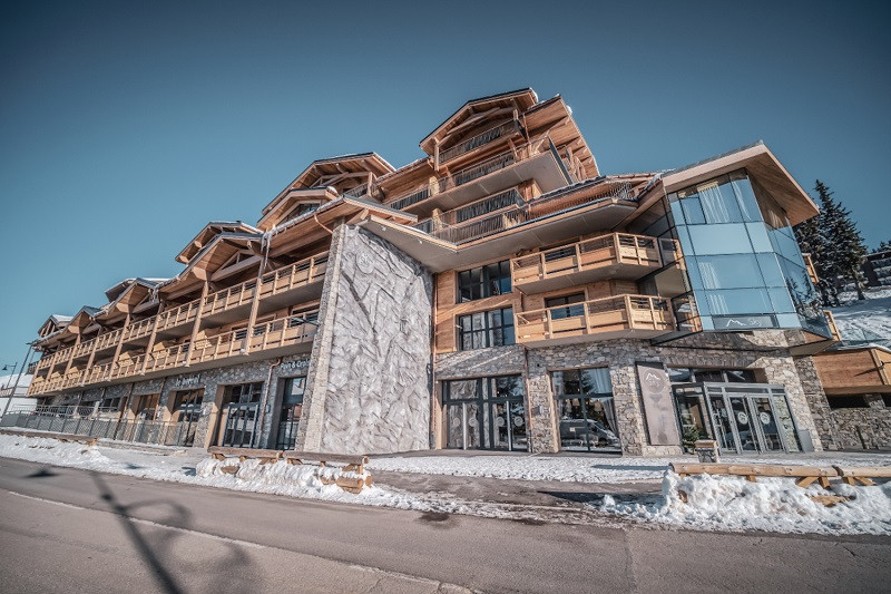 exterieur residence sky la rosiere front de neige