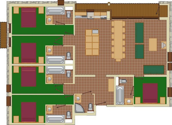 plan-de-l-appartement-6P12-les-balcons-de-la-rosiere