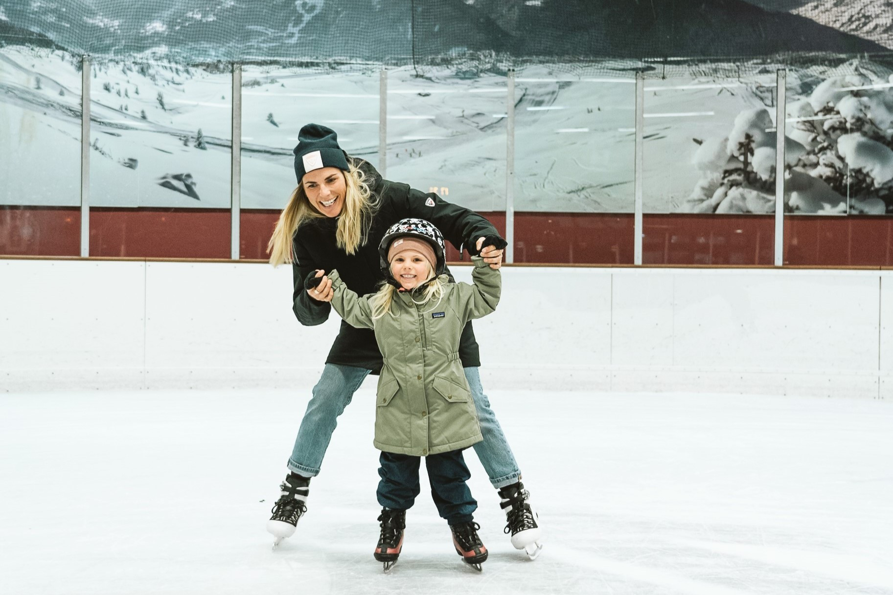 La patinoire de La Rosière