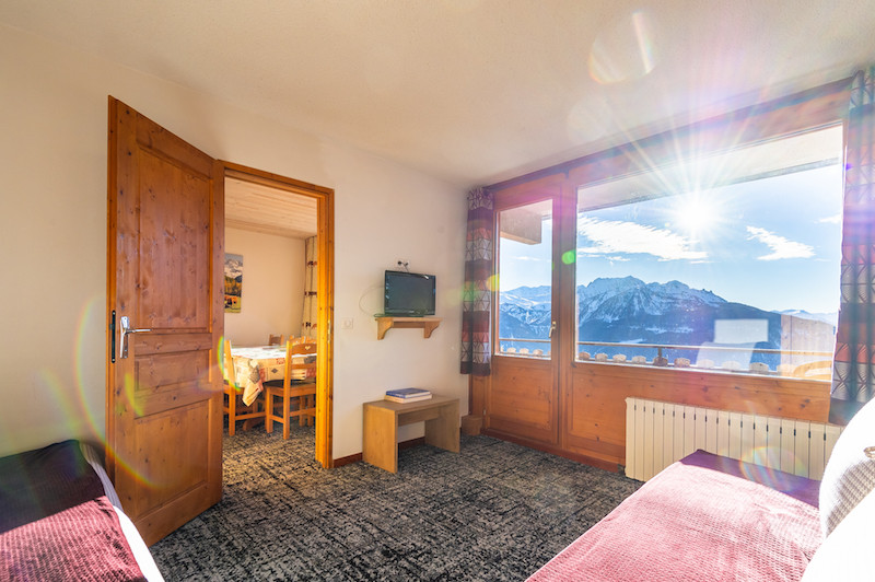 Salon avec vue montagne, Le Tyrol, La Rosière