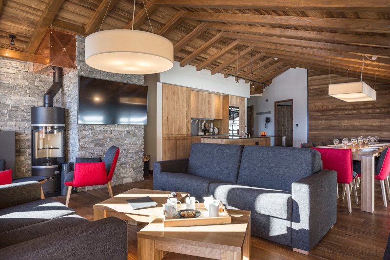 Séjour Suite Prestige 110m² sejour suite prestige hotel alparena la rosiere