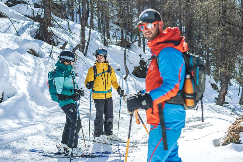 Ski de randonnée découverte avec Oxygène, à La Rosière.