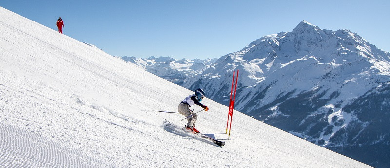 stage compétion de ski enfant
