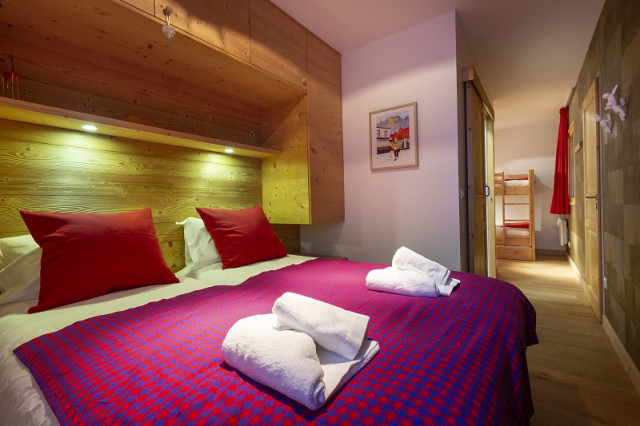Chambre 1, Appartement Gélinotte RIT006, Résidence Miravidi, La Rosière