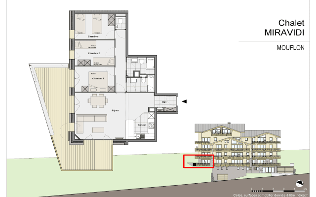 Appartement Mouflon-8 personnes - 3 chambres Appartement Mouflon-8 personnes - 3 chambres