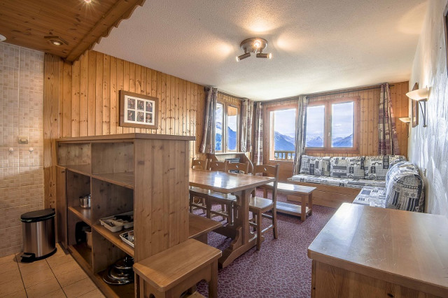 Séjour, Appartement 3PC8, Résidence Le Panoramic, La Rosière