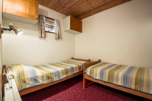 Chambre 2 lits simples, Appartement 6P12, Résidence Le Panoramic, La Rosière Chambre 2 lits simples, Appartement 6P12, Résidence Le Panoramic, La Rosière