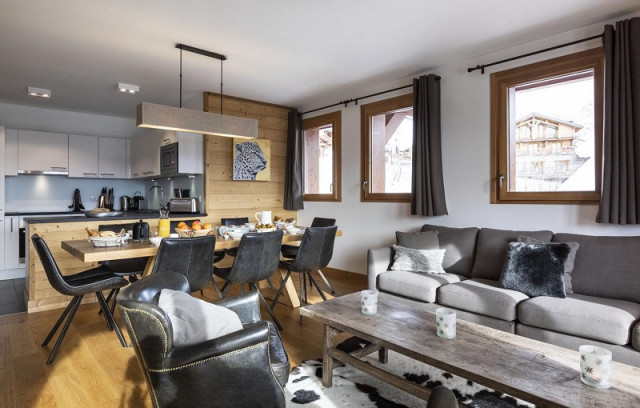 Séjour, Appartement Arnica RIT001, Chalet Grivola, La Rosière, vue 2 sejour-appartement-arnica-RIT001-chalet-grivola-la-rosiere-vue-2