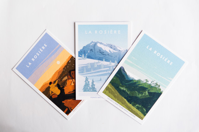 Cartes Postales La Rosière x Les Esquisseurs