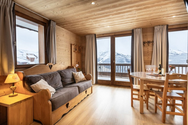 Séjour, Appartement CRYS5, La Rosière, vue 2