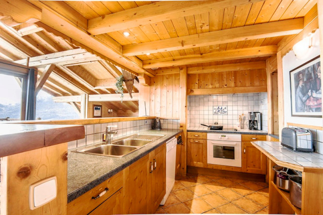 Cuisine, Appartement Charlotte, Chalet l'Ourson, La Rosière