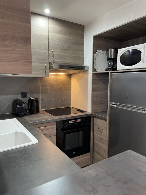 Cuisine appartement CH003M, Les Charmettes à La Roière