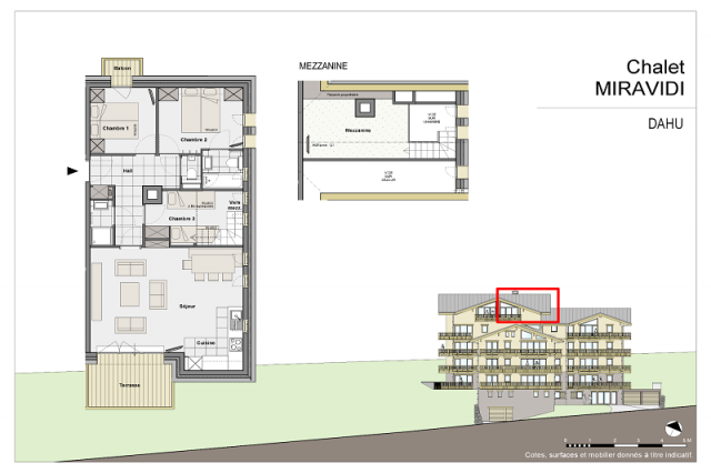 Plan appartement Dahu RIT005, Résidence Miravidi, La Rosière plan-appartement-dahu-RIT005-residence-miravidi-la-rosiere