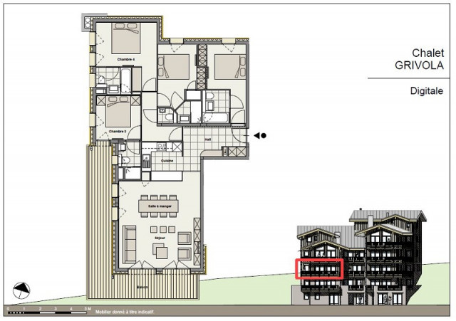 Plan appartement Digitale RIT002, Chalet Grivola, La Rosière plan-appartement-digitale-RIT002-chalet-grivola-la-rosiere