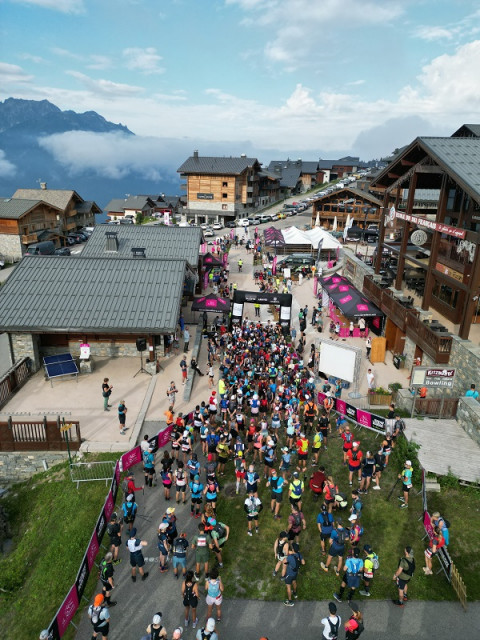 Départ du Trail de La Rosière Départ du Trail de La Rosière