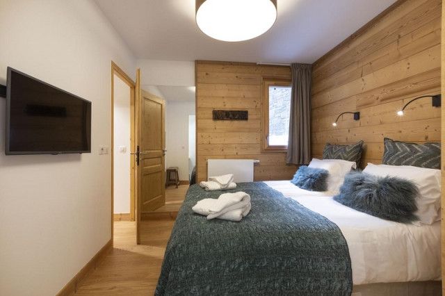 Chambre 2, Appartement Edelweiss RIT003, Chalet Grivola, La Rosière chambre-2-appartement-edelweiss-RIT003-chalet-grivola-la-rosiere
