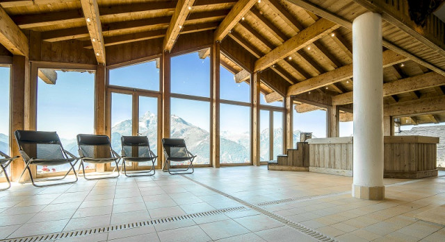 Espace spa de la résidence Le Panoramic, La Rosière, vue 1 Espace spa de la résidence Le Panoramic, La Rosière, vue 1