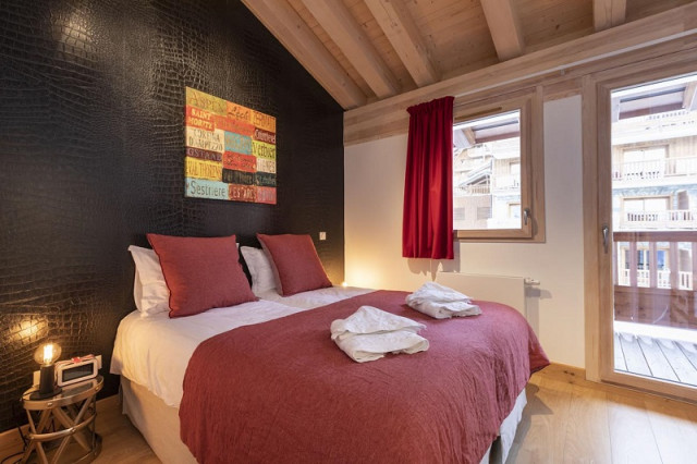 Chambre 2, Appartement Genépi RIT009, Chalet Grivola, La Rosière chambre-2-appartement-genepi-RIT009-chalet-grivola-la-rosiere