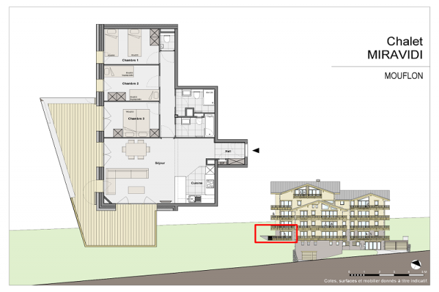 Plan appartement Mouflon RIT009, Résidence Miravidi, La Rosière plan-appartement-mouflon-RIT009-residence-miravidi-la-rosiere