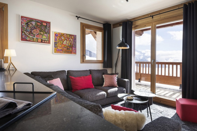 Séjour, Appartement Muscari RIT006, Chalet Grivola, La Rosière, vue 2 sejour-appartement-muscari-RIT006-chalet-grivola-la-rosiere-vue-2