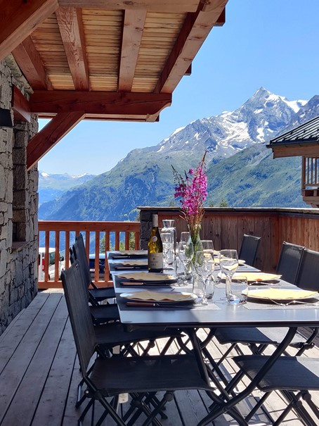 Balcon, Appartement Myrtilles RIT007, Chalet Grivola, La Rosière balcon-appartement-myrtilles-RIT007-chalet-grivola-la-rosiere