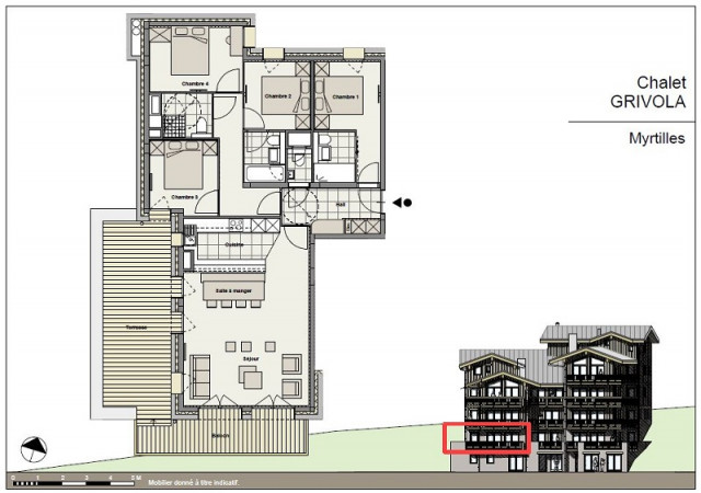 Plan appartement Myrtilles RIT007, Chalet Grivola, La Rosière plan-appartement-myrtilles-RIT007-chalet-grivola-la-rosiere