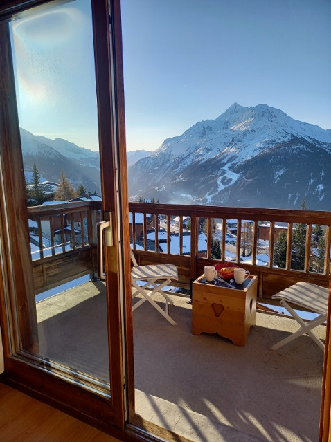 Balcon, Appartement CRYS7, Le Crystal, La Rosière, vue 2