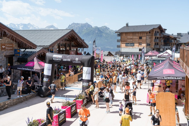 Arrivée du Trail de La Rosière