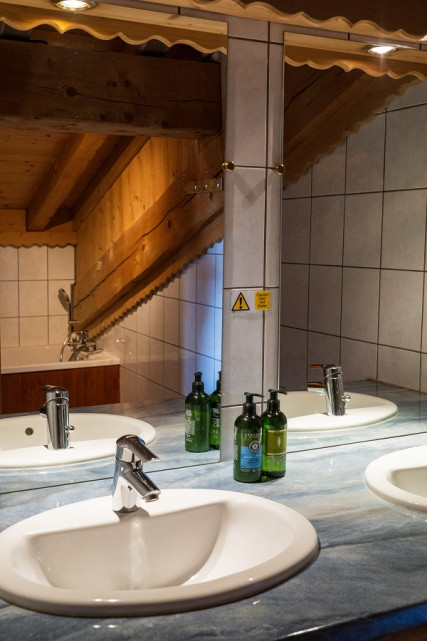 Vasque, salle de bain 3, Appartement Charlotte, Chalet l'Ourson, La Rosière