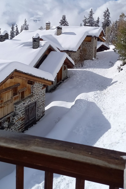 Balcon, Appartement CRYS4, Chalet Le Crystal, La Rosière, vue 2