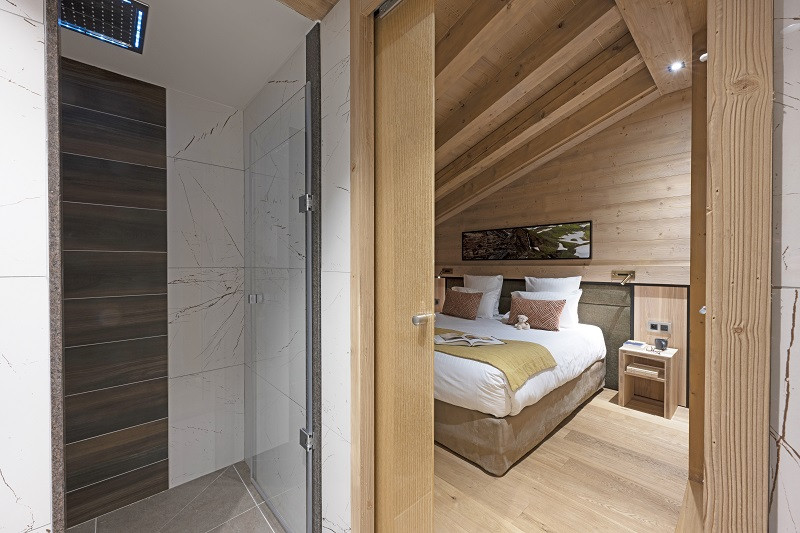 Chambre 1, Appartement 5P10PERS, Alpen Lodge, La Rosière, vue 2 Chambre 1, Appartement 5P10PERS, Alpen Lodge, La Rosière, vue 2