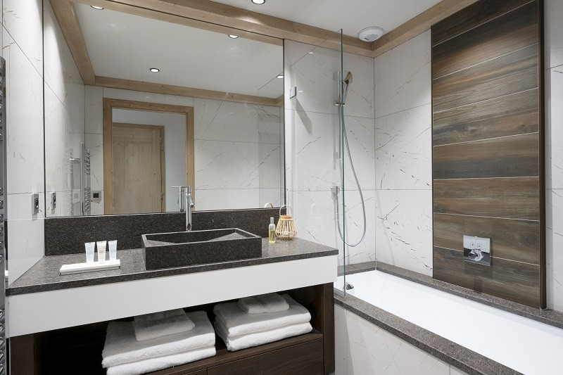 Salle de bain, Appartement 5P10PERS, Alpen Lodge, La Rosière Salle de bain, Appartement 5P10PERS, Alpen Lodge, La Rosière