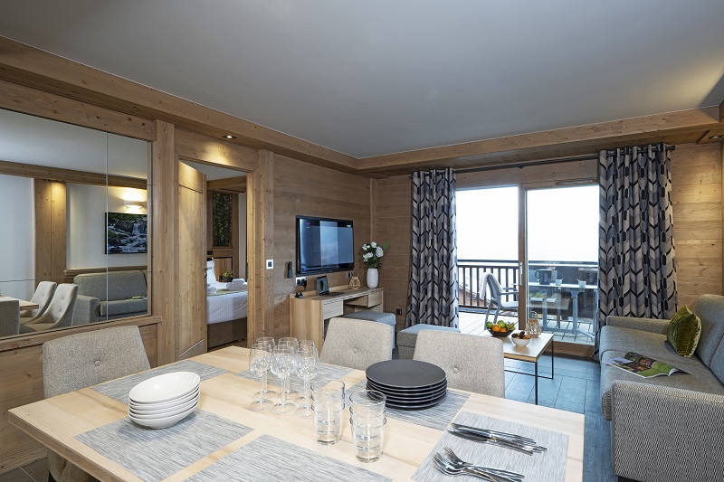 Séjour, Appartement 3P6PERS, Alpen Lodge, La Rosière, vue 2 sejour-appartement-3P6PERS-alpen-lodge-la-rosiere-vue-2