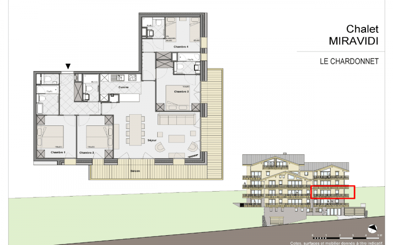Appartement Chardonnet-9 personnes - 4 chambres Appartement Chardonnet-9 personnes - 4 chambres